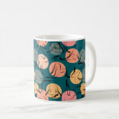 Yoga-Poses Yoga seamless pattern 23 Kaffeetasse (VorderseiteRechts)