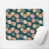 Yoga-Poses Yoga seamless pattern 23 Mousepad (Mit Mouse)