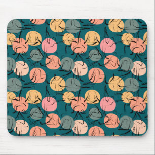 Yoga-Poses Yoga seamless pattern 23 Mousepad