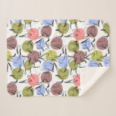 Yoga-Poses Yoga seamless pattern 25 Sherpadecke (Vorderseite (Horizontal))