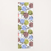 Yoga-Poses Yoga seamless pattern 25 Yogamatte (Vorderseite)