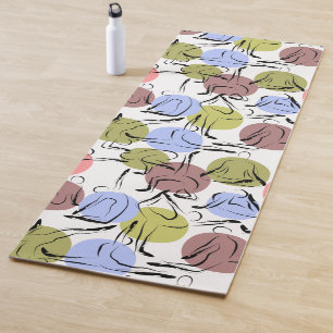 Yoga-Poses Yoga seamless pattern 25 Yogamatte