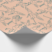 Yoga-Poses Yoga seamless pattern 29 Geschenkpapier (Ecke)