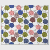 Yoga-Poses Yoga seamless pattern 34 Geschenkpapier (Flach)