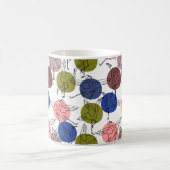 Yoga-Poses Yoga seamless pattern 34 Kaffeetasse (Mittel)