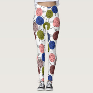 Yoga-Poses Yoga seamless pattern 34 Leggings