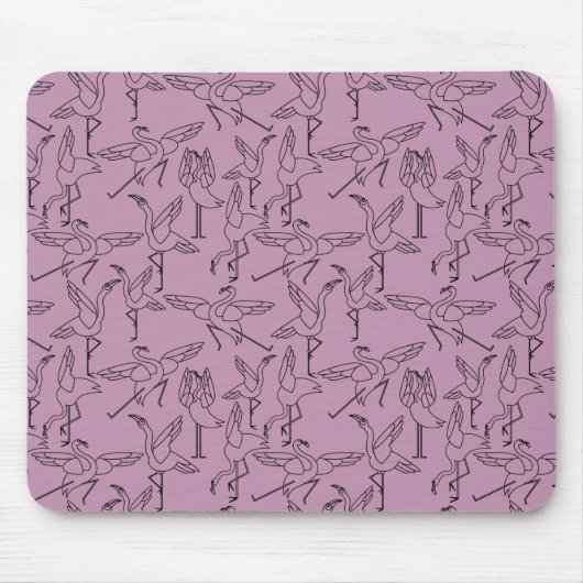 Yoga-Poses Yoga seamless pattern 36 Mousepad (Vorne)