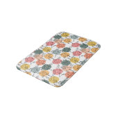 Yoga-Poses Yoga seamless pattern 37 Badematte (Schrägansicht)