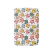 Yoga-Poses Yoga seamless pattern 37 Badematte (Vorderseite Vertikal)