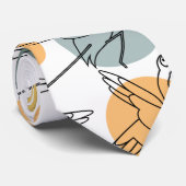 Yoga-Poses Yoga seamless pattern 37 Krawatte (Gerollt)