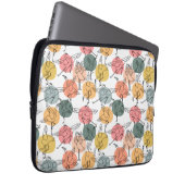Yoga-Poses Yoga seamless pattern 37 Laptopschutzhülle (Vorne Rechts)
