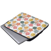 Yoga-Poses Yoga seamless pattern 37 Laptopschutzhülle (Vorne Knopf)