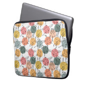 Yoga-Poses Yoga seamless pattern 37 Laptopschutzhülle (Vorderseite Links)