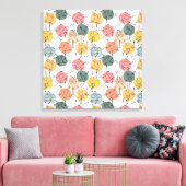 Yoga-Poses Yoga seamless pattern 37 Leinwanddruck (Insitu (Wohnzimmer))