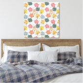 Yoga-Poses Yoga seamless pattern 37 Leinwanddruck (Insitu (Schlafzimmer))