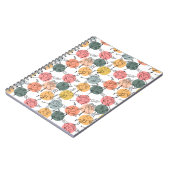 Yoga-Poses Yoga seamless pattern 37 Notizblock (Linke Seite)