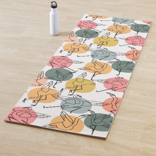 Yoga-Poses Yoga seamless pattern 37 Yogamatte (Beispiel)