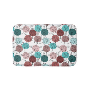 Yoga-Poses Yoga seamless pattern 41 Badematte