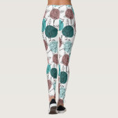 Yoga-Poses Yoga seamless pattern 41 Leggings (Rückseite)