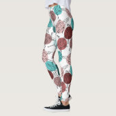 Yoga-Poses Yoga seamless pattern 41 Leggings (Links)
