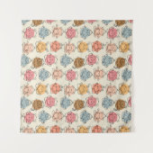 Yoga-Poses Yoga seamless pattern 42 Wandteppich (Vorderseite (Horizontal))