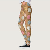 Yoga-Poses Yoga seamless pattern 43 Leggings (Links)