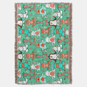 Yoga-Poses Yoga seamless pattern 53 Decke