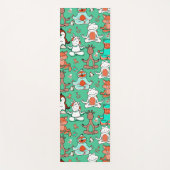 Yoga-Poses Yoga seamless pattern 53 Yogamatte (Vorderseite)