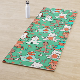 Yoga-Poses Yoga seamless pattern 53 Yogamatte