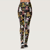 Yoga-Poses Yoga seamless pattern 57 Leggings (Rückseite)
