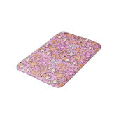 Yoga-Poses Yoga seamless pattern 59 Badematte (Schrägansicht)