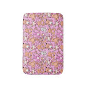 Yoga-Poses Yoga seamless pattern 59 Badematte (Vorderseite Vertikal)