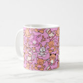 Yoga-Poses Yoga seamless pattern 59 Kaffeetasse (Vorderseite Links)