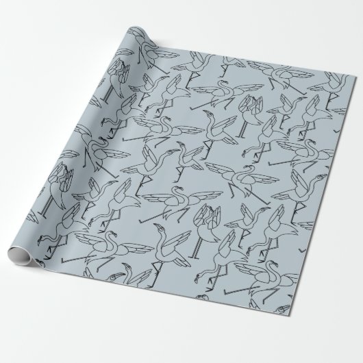 Yoga-Poses Yoga seamless pattern 5 Geschenkpapier (Ungerollt)