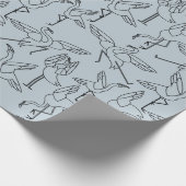 Yoga-Poses Yoga seamless pattern 5 Geschenkpapier (Ecke)
