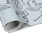 Yoga-Poses Yoga seamless pattern 5 Geschenkpapier (Rolleneckpunkt)