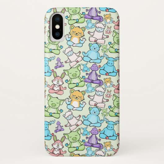 Yoga-Poses Yoga seamless pattern 63 Case-Mate iPhone Hülle (Rückseite)
