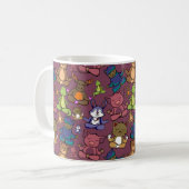 Yoga-Poses Yoga seamless pattern 64 Kaffeetasse (Vorderseite Links)