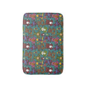 Yoga-Poses Yoga seamless pattern 65 Badematte (Vorderseite Vertikal)