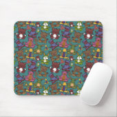 Yoga-Poses Yoga seamless pattern 65 Mousepad (Mit Mouse)