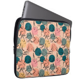 Yoga-Poses Yoga seamless pattern 6 Laptopschutzhülle (Vorne Rechts)