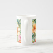 Yoga Position by the beach Porzellantasse (Rückseite)