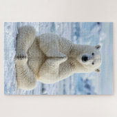Yoga-Position des Eisbären Puzzle (Horizontal)