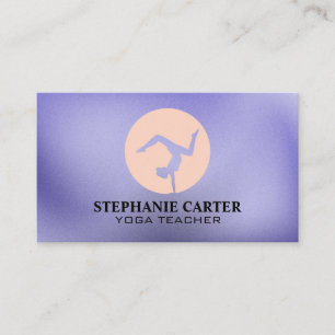 Yoga-Position   Gesundheit Fitness   Achtsamkeit Visitenkarte