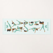Yoga Position Individuelle Name Yogamatte (Vorderseite (Horizontal))