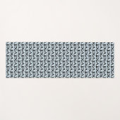 Yoga Positioniert getiegelte Muster Single Yogamatte (Vorderseite (Horizontal))