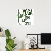 YOGA POSTER (Heimbüro)