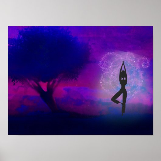 Yoga-Poster Poster (Vorne)