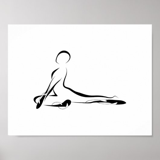 Yoga-Poster Poster (Vorne)