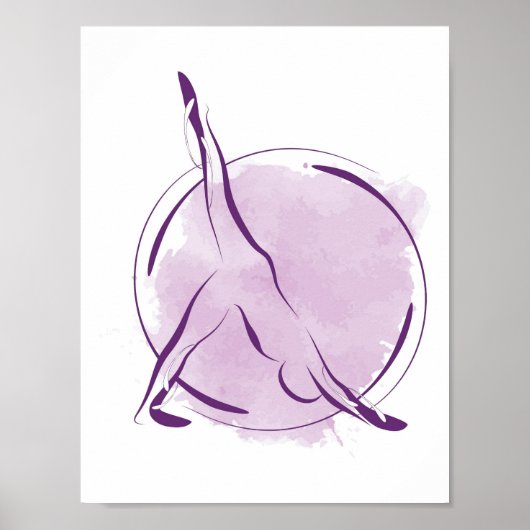 Yoga-Poster Poster (Vorne)